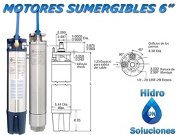 [1063] MOTOR SUMERGIB 7.5 HP FRANKLIN 6&quot;230V 1F