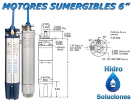 [1065] MOTOR SUMERGIBL 15 HP FRANKLIN 6&quot; 230V1F