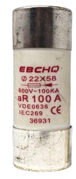 [EB-36928] FUSIBLE AR 100KA 60A 22.2X58MM EBCH