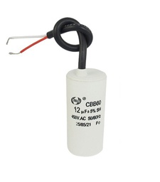 [0405-273] CAPACITOR MARCHA ILCECA 12 UF C/CABLE